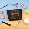 PLITI Capybara Gifts for Capybara Lovers Makeup Bag Capybaras are