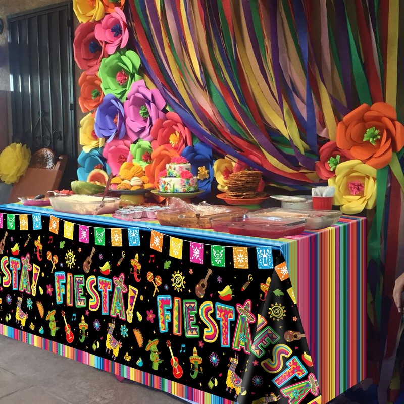 Dvaorc 6 Pack Cinco De Mayo Printed Fiesta Mexican Table