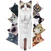 Openhahaha Cat Hand Towels for Bathroom, Funny Ragdoll Cat Design,