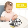 Vexran Stainless Steel Baby Plate, Children's Plate with Suction Cup,