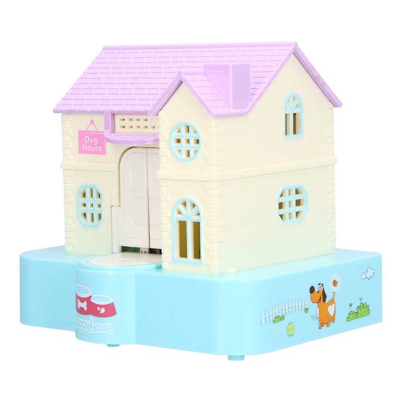 Doghouse Money Saving Box Automatic Coin Swallowing with Light Music