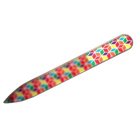 Pylmi Series PL-Y07 (Cube) Glass Nail File Made in Czech Republic