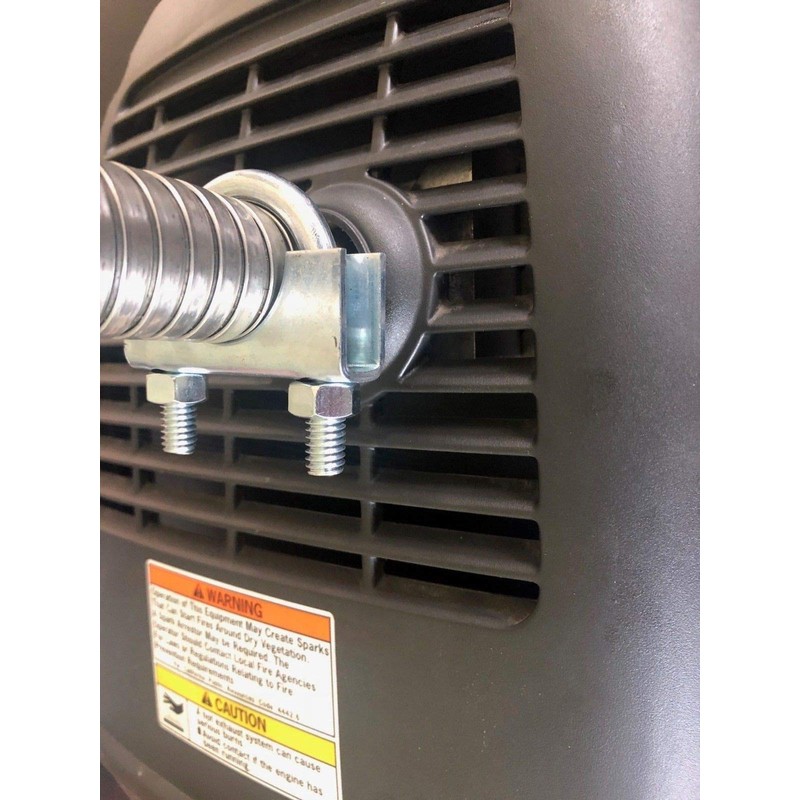 GenExhaust compatible with Honda EU2200i/EU2000i/EU1000i Generator 1" steel exhaust extension
