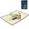 Pop Up Birthday Card, Airplane Birthday Pop Up Cards, Foldable