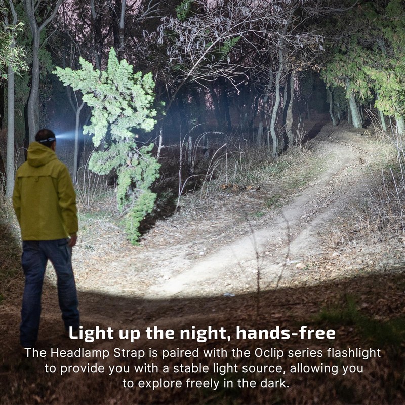 OLIGHT Oclip Series Headlamp Strap with 160 Degree Rotation, Compatible