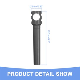 GLOKUUCA Pocket Wine Corkscrew - 3 Pack Detachable Portable Corkscrew Mini Camping Corkscrew Fits for Restaurant Travel - Stainless Steel Wine Bottle Opener - (4.2-inch Black)