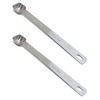 BERYLER 2PCS 1/3 Teaspoon(1/3tsp, 1/10tbsp, 1.5ml) Single Tiny Square Bowl