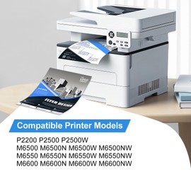 HenceBuy PB-211 Toner Cartridge Replacement for PB-211 PB211 PB-211E PB211EV Black Toner Cartridge Work for P2502W M6552NW M6550NW M6602NW M6600NW P2500W Laser Printer (1-Pack)