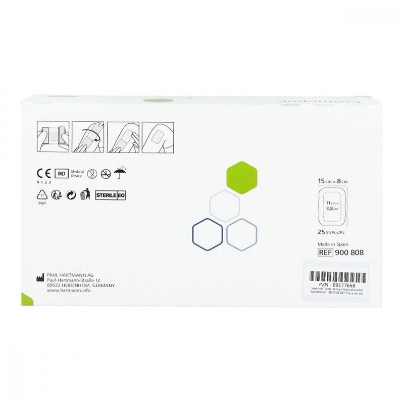 COSMOPOR Sterile 8 x 15 cm Pack of 25