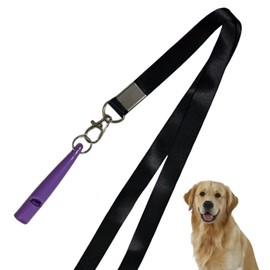 YzmrBdqc Dog Training Whistle with Lanyard, Dog Training Set, Dog Whistles For Recall With Whistle Lanyard, ABS Material, Loud and far-reaching, For Dog, Puppy, Most Breeds Training, Purple