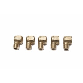 LTWFITTING Brass Pipe 90 Deg 1/4-Inch NPT Street Elbow Forged Fitting Fuel Air Boat(Pack of 5)