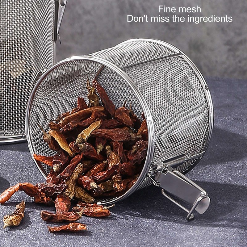 Stainless Steel Spice Seasoning Strainer Spice Filter Tea Strainer with
