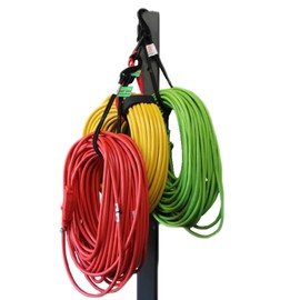 Hook & Hang Bungee Cords - Storage & Organization Cords - Hang Hoses, Cords, Ladders, Bikes, Tools & More. an Incredible Organizer! (3 PK , Black)