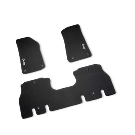 Mopar 82215201AC Premium Carpet Floor Mats Jeep Wrangler Four Door JL Models