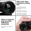 10X42 Binoculars BAK4 Portable Telescope with Universal Cilp for Outdoor