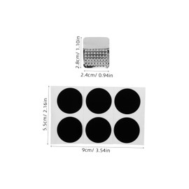 Gatuida 1set Motorcycle Tire Repair Kit Puncture Patches for Inner Tubes Efficient Leak Fixing for Motorcycles and Portable and Lightweight Emergency Tool