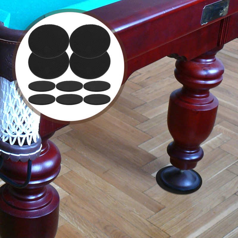 Toddmomy 10pcs Billiard Pool Table Leg Shims 8.6cm Rubber Pool