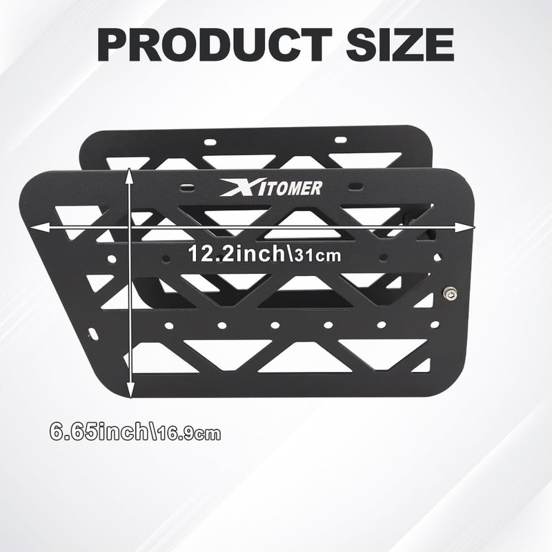 Xitomer Motorcycle Saddlebag Support Pannier Racks Compatible with Super73 S2