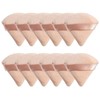 12 Piezas Esponjas Maquillaje Triangular para Polvo, Borlas para Maquillaje