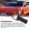 2PCS Car Bumper Clips, Carbon Fiber Quick Release Fasteners, Car