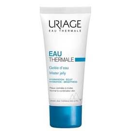 Uriage Eau Thermale gel hidratante con Ácido Hialurónico 40ml - 24H Hidratación Intensa y luminosidad. Gel facial fundente ligero y fresco para pieles normales a mixtas - Efecto refrescante y aroma fresco - No comedogénico