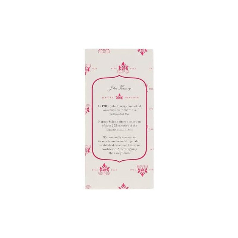 Harney & Sons Hibiscus Tea, Caffeine-Free Herbal Teabags, Box of