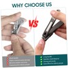 IWOWHERO Senior Toenail Clippers 360° Rotatable Nail Trimmer Thick Nails