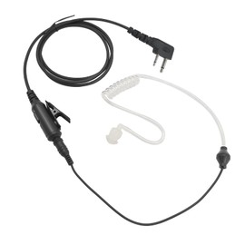 PZYPYM 2-Pin Acoustic Tube Earpiece with Mic to 3.5mm Aux Compatible for Icom Radios IC-V8 V80 V82 V85 F3011 F4011 F3001 F4001 F1000 F2000 T70A F33 F4026 F3G F4G F11 F14 F21 F24 Series