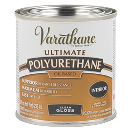 Varathane Oil-Based Ultimate Polyurethane, Half Pint, Gloss Finish