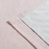 Vision Home Pink Linen Full Blackout Curtains Grommet Room Darkening