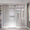 FINOSEN 4FT Commercial Grade Sliding Pocket Door Hardware Track Kit,Top