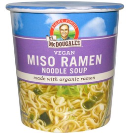 Dr. McDougall's, Vegan Miso Ramen Noodle Soup, 1.9 Ounce
