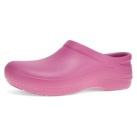 Dansko Kaci Occupational Mule Clog - Lightweight and Slip Resistant Made with Bio-Based EVA for Long-Lasting Wear - Great for Healthcare, Food Service, Landscaping Fuchsia 8.5-9 M US