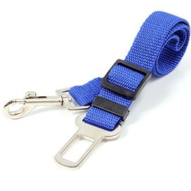 Neuftech® Adjustable Car Safety Seat Belt Dog Belt for Dogs and Cats - Blue