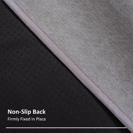 luckyjoyreal Waterproof Anti-Slip Sofa Armrest Organizer Armchair Caddy for Couch Remote Control Holder Sofa Armset Organizer with 6 Pockets Couch Armrest Storage for Book 35"x19.5" Grey 1 Pack