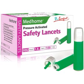 Brand: Medhome Safety Lancets, Pressure-Activ