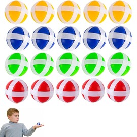 WPCSM 20 Pcs Sticky Balls, Sticky Ball, Sticky Balls Fabric 4 Colors, Velcro Balls For Kids Outdoor, Sticky Ball Birthday Gift Kids Darts Game Accessories Indoor Outdoor Classic Games