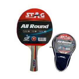 Stag All Round Table Tennis Racquet(Multi- Color, 180 Grams, Advanced)