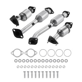 VEVOR Catalytic Converter, Compatible with Nissan Frontier NV1500 NV2500 NV3500 Pathfinder Xterra/Suzuki Equator, 4.0L V6, Front, Left, Rear, Right, Replacement OE 16399, for Exhaust Gas Purification