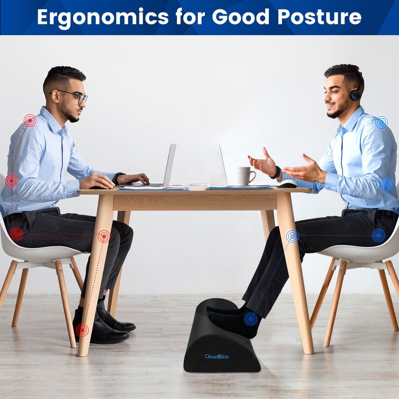 Foot Rest for Under Desk at Work,Office Desk Accessories with