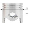 cylingcolors Cylinder + Piston + Segment Compatible with Brush Cutter