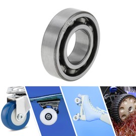 ACROPIX 62/28 Deep Groove Ball Bearings P5 28x58x16mm Lubricated Bearings Open Type Silver Tone Scooter Skateboard Wheel