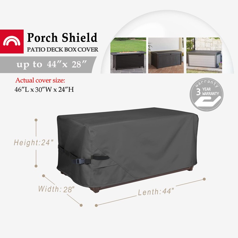 Porch Shield Patio Deck Box Storage Cover - 600D Outdoor