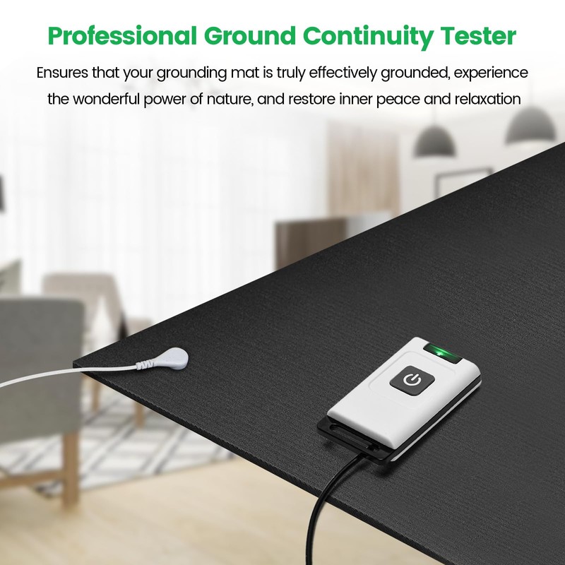 Grounding Tester, Briidea Grounding Continuity Tester with 15ft Grounding Cord,