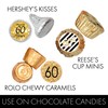 Black and Gold 60th Birthday Party Favor Stickers - 180