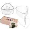 2PCS Large Clear Onigiri Rice Ball Mold Makers,Triangle Rice Ball