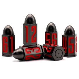 DND Dice, Dungeons and Dragons Dice Set Metal Play Cube HNCCESG (Ball Red Number)