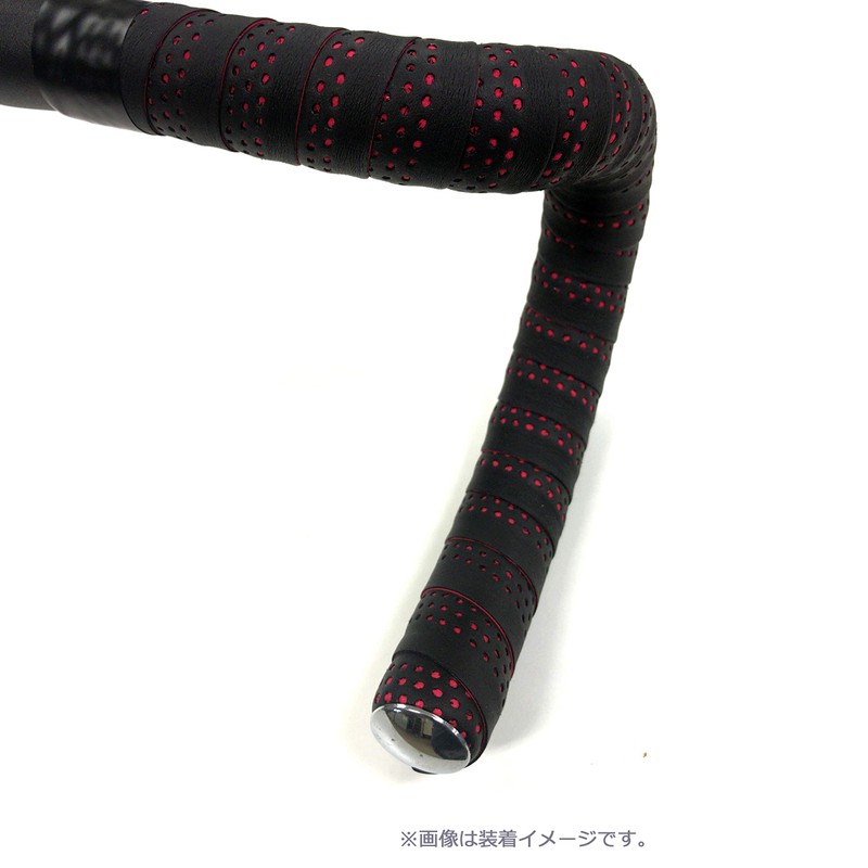 NOGUCHI NBT-004 015161 Bar Tape, Black/Red