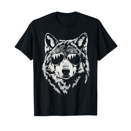 Wolf With Sunglasses T-Shirt