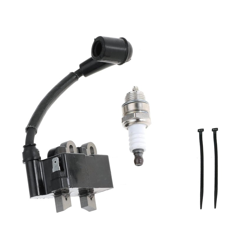 INPWOC Ignition Coil 291337001 with Spark Plug for Ryobi RY254BC